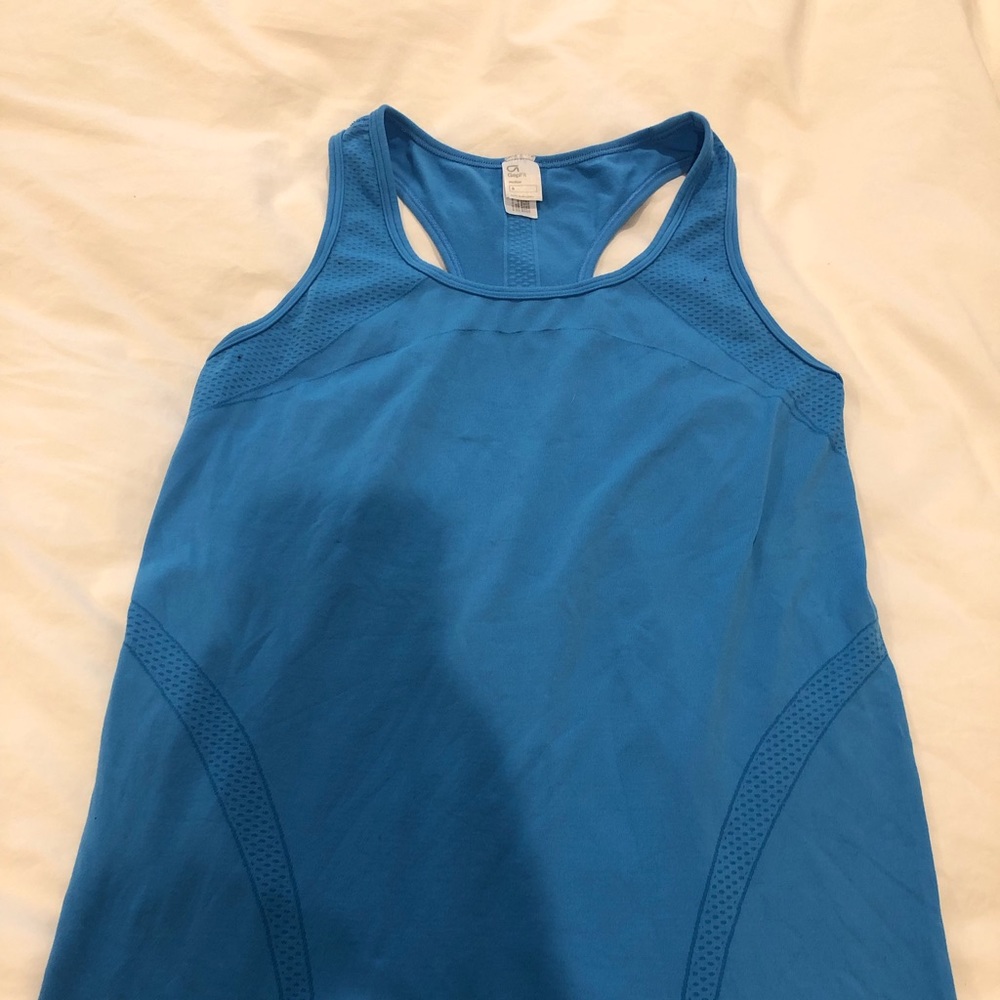 Gap Fit Blue Racerback Workout Top